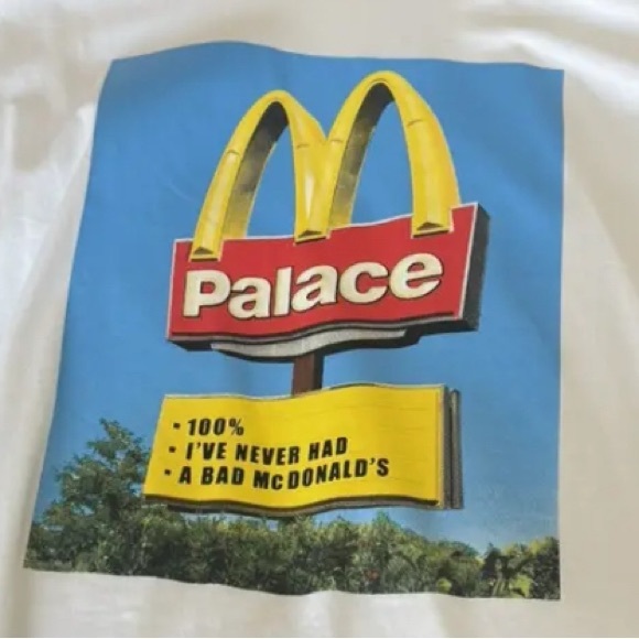 Palace x McDonald’s Graphic T-Shirt - Picture 1 of 4